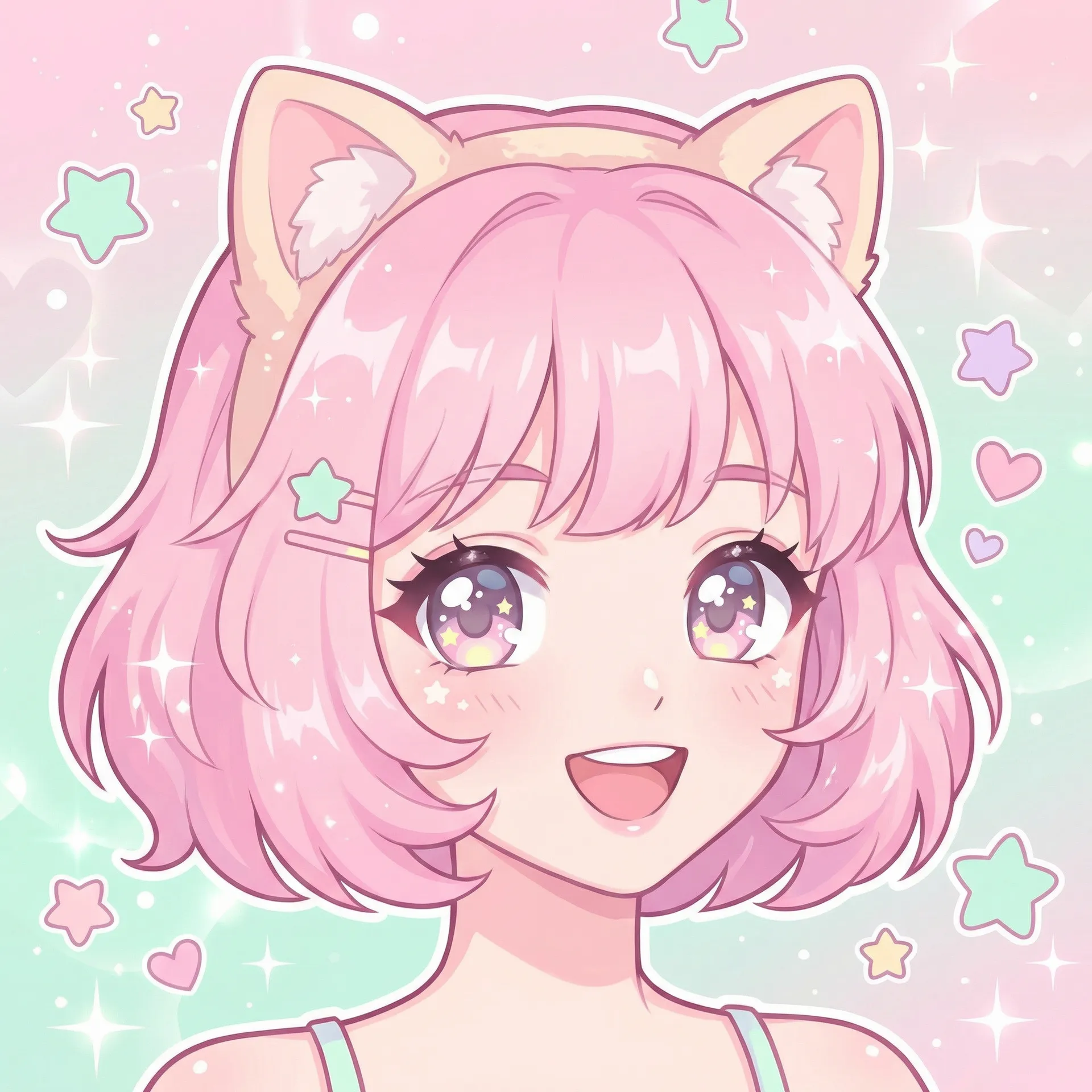 粉色猫咪 - www.haijiaoshequ.com 人气女神